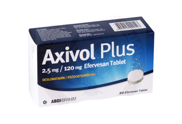 AXIVOL PLUS 120/2,5 MG 20 EFERVESAN TABLET